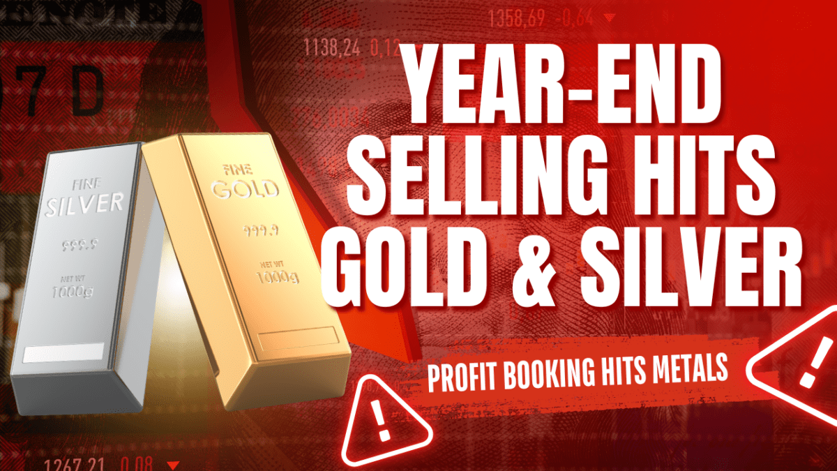 Gold and Silver Prices End Lower After Year-End Selling 2025